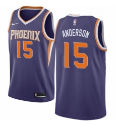 Womens Nike Phoenix Suns 15 Ryan Anderson Swingman Purple NBA Jersey Icon Edition 