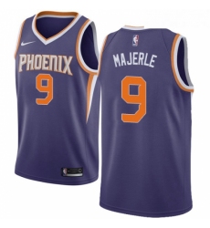 Womens Nike Phoenix Suns 9 Dan Majerle Swingman Purple Road NBA Jersey Icon Edition