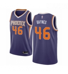 Womens Phoenix Suns 46 Aron Baynes Swingman Purple Basketball Jersey Icon Edition 