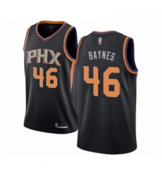 Youth Phoenix Suns 46 Aron Baynes Swingman Black Basketball Jersey Statement Edition 