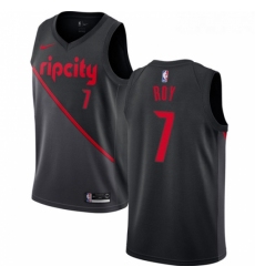 Womens Nike Portland Trail Blazers 7 Brandon Roy Swingman Black NBA Jersey 2018 19 City Edition