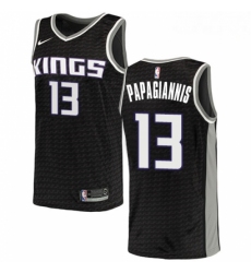 Mens Nike Sacramento Kings 13 Georgios Papagiannis Swingman Black NBA Jersey Statement Edition