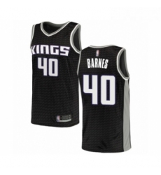 Womens Sacramento Kings 40 Harrison Barnes Swingman Black Basketball Jersey Statement Edition 