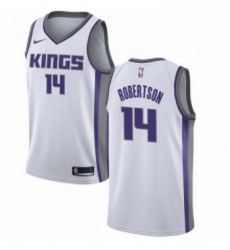 Youth Nike Sacramento Kings 14 Oscar Robertson Swingman White NBA Jersey Association Edition