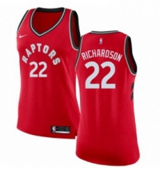 Womens Nike Toronto Raptors 22 Malachi Richardson Swingman Red NBA Jersey Icon Edition 