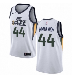 Mens Nike Utah Jazz 44 Pete Maravich Authentic NBA Jersey Association Edition