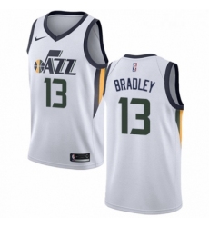 Womens Nike Utah Jazz 13 Tony Bradley Authentic NBA Jersey Association Edition 