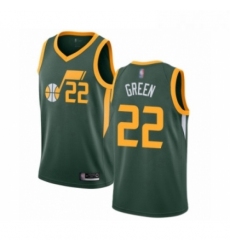 Womens Utah Jazz 22 Jeff Green Swingman Jersey Earned Edition 