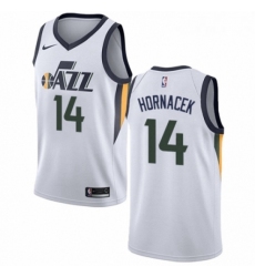 Youth Nike Utah Jazz 14 Jeff Hornacek Swingman NBA Jersey Association Edition