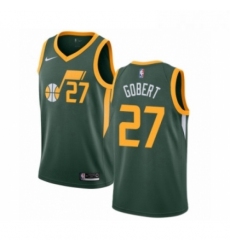 Youth Nike Utah Jazz 27 Rudy Gobert Green Swingman Jersey Earned Edition