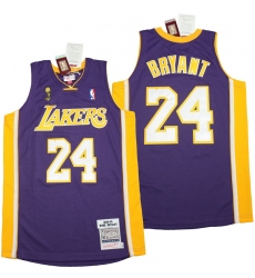 Men Los Angeles Lakers 8 Kobe Bryant Blue 2008 09 Throwback Jerseys