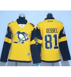 Penguins #81 Phil Kessel Gold 2017 Stadium Series Womens Stitched NHL Jersey