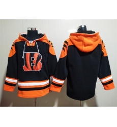 NFL Men Cincinnati Bengals Blank Stitched Hoodie