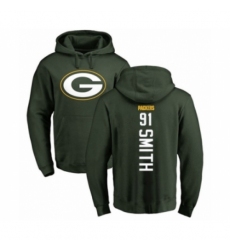 Football Green Bay Packers 91 Preston Smith Green Backer Hoodie