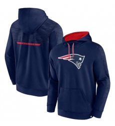 Men New England Patriots Navy Defender Evo Pullover Hoodie