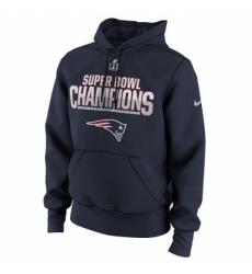 NFL Mens New England Patriots Nike Navy Super Bowl LI Champions Celebration Respect Pullover Hoodie