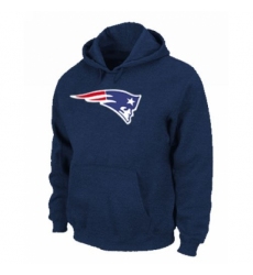 NFL Mens Nike New England Patriots Logo Pullover Hoodie Navy