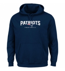 NFL New England Patriots Critical Victory Pullover Hoodie Navy Blue