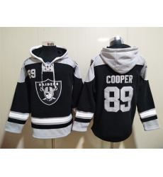 Men Las Vegas Raiders 89 Amari Cooper Stitched Hoodie