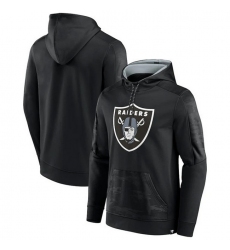 Men Las Vegas Raiders Black On The Ball Pullover Hoodie