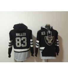 NFL Men Las Vegas Raiders 83 Darren Waller Stitched Hoodie