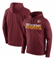 NFL Mens Washington Redskins Nike Burgundy Sideline Circuit Pullover Performance Hoodie