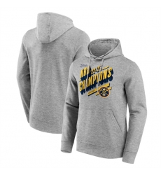 Men Denver Nuggets Grey 2023 Champions Screen Graphic Hoodie