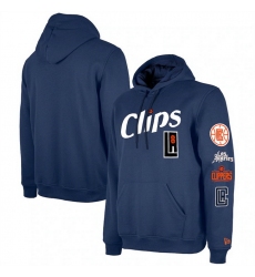 Men Los Angeles Clippers Navy 2023 24 City Edition Pullover Hoodie