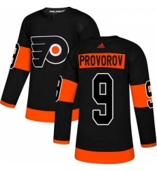 Youth Adidas Philadelphia Flyers 9 Ivan Provorov Premier Black Alternate NHL Jersey 