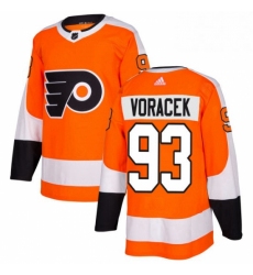 Youth Adidas Philadelphia Flyers 93 Jakub Voracek Authentic Orange Home NHL Jersey 