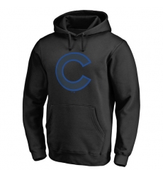 Men Chicago Cubs Black Men Pullover Hoodie