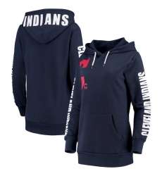 Cleveland Indians Women Hoody 002