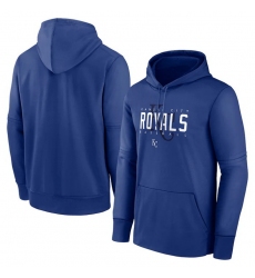 Men Kansas City Royals Royal Pregame Performance Pullover Hoodie