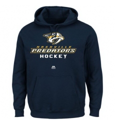 Men Nashville Predators Majestic Big  26 Tall Critical Victory Pullover Hoodie