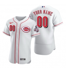 Men Women Youth Toddler Cincinnati Reds White Custom Nike MLB Flex Base Jersey