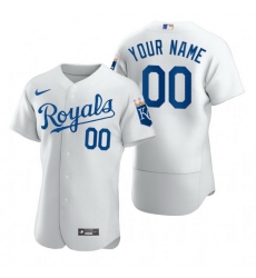 Men Women Youth Toddler All Size Kansas City Royals Custom Nike White 2020 Stitched MLB Flex Base Jersey