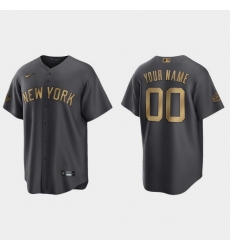 Men Women Youth Custom New York Yankees 2022 Mlb All Star Game Charcoal Replica Jersey