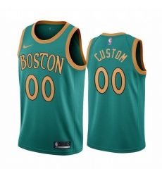 Men Women Youth Toddler All Size Boston Celtics Custom Green 2019 20 City Edition NBA Jersey