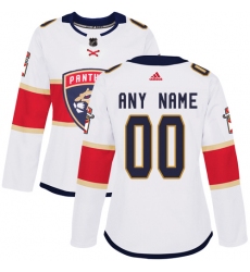 Men Women Youth Toddler White Jersey - Customized Adidas Florida Panthers Away  II