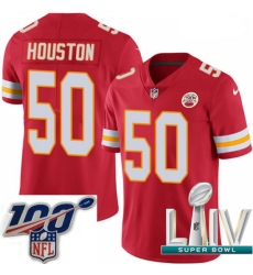 2020 Super Bowl LIV Men Nike Kansas City Chiefs #50 Justin Houston Red Team Color Vapor Untouchable Limited Player NFL Jersey