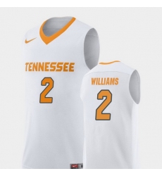 Men Tennessee Volunteers Grant Williams White Replica College Basketball Jersey