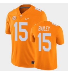 Men Tennessee Volunteers Harrison Bailey College Football Orange Alumni Player Game Jersey