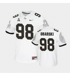 Men Ucf Knights Daniel Obarski College Football White Untouchable Game Jersey