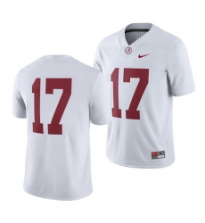 Alabama Crimson Tide Men's White Game Nike Jersey