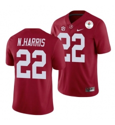 Alabama Crimson Tide Najee Harris Crimson 2021 Rose Bowl College Football Jersey