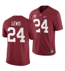 Alabama Crimson Tide Terrell Lewis Crimson 2019 Home Game Jersey NCAA Football