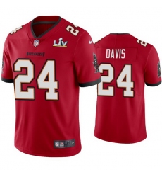 Men Carlton Davis Buccaneers Red Super Bowl Lv Vapor Limited Jersey