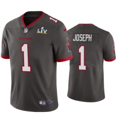 Men Greg Joseph Buccaneers Pewter Super Bowl Lv Vapor Limited Jersey