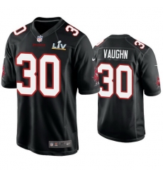 Men Ke'Shawn Vaughn Buccaneers Black Super Bowl Lv Game Fashion Jersey