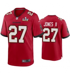 Men Ronald Jones Ii Buccaneers Red Super Bowl Lv Game Jersey